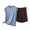 Rose Gold, variant on SHTXOZHI Women's Crew Neck Pajamas Set Plus Size Loose Sleepwear Solid Color Homewear Elastic Short Loungewear