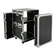 thumbnail image 5 of 12U Sound Box 12U PA Rack/Road Case Top DJ Table Top 2 Layers Studio W/ Casters, 5 of 17