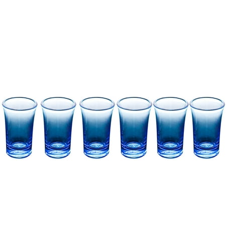 

XIUH Acrylic Stemless Glasses and Water Tumblers Made of Shatterproof Glass&Bottle Blue