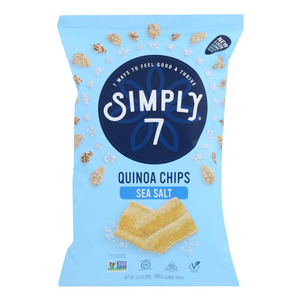 Simply 7 Chips Quinoa Sea Salt Case of 83.5 OZ
