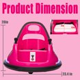 thumbnail image 2 of LUIBAS 12V Toddlers Ride-on Bumper Car, Baby Electric Ride on Toy Car with Remote Control, 360° Spin Gift for 1.5-6 Years Boys and Girls, Rose Pink, 2 of 6