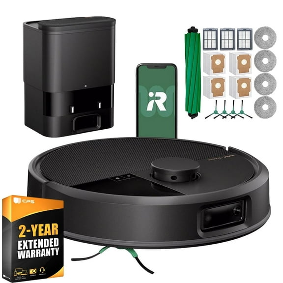 iRobot W155020 Roomba Max 705 Vac Robot   AutoEmpty Dock Bundle with Deco Essentials 16Pcs Replacement Kit and CPS 2 Year Extended Warranty