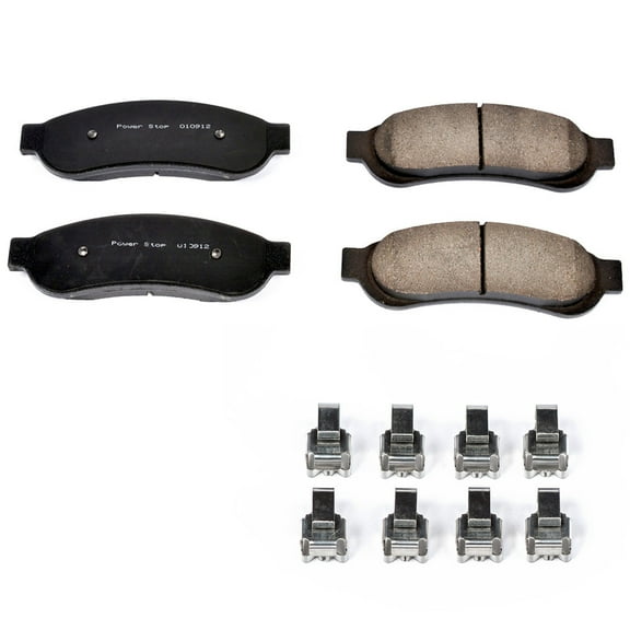 Power Stop Rear Z17 Evolution Ceramic Brake Pads with Hardware 17-1068