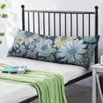 thumbnail image 2 of Garden Body Pillow Cover 20x54 - Floral Bee Artwork Long Pillow Case with Zipper - Soft Breathable Maternity Pillowcase - Full Body Pillow Protector - Aesthetic Bed Pillow Cover, 2 of 5