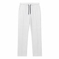 thumbnail image 3 of Ceisia Gift Men's Spring/Summer Sweatpants - Solid-Color Casual Loose Sporty Elastic-Waist Drawstring Pocket Straight Leg Pa nts, 3 of 6