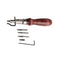 thumbnail image 1 of Eigraketly Herramientas de artesanía en cuero DIY, artesanía multifuncional, dispositivo de ranurado ajustable hecho a mano, herramienta de Kits y herramientas para tallar, 1 of 6