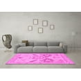 thumbnail image 3 of Ahgly Company Indoor Round Oriental Pink Traditional Area Rugs, 3' Round, 3 of 4