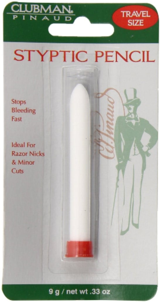 Clubman Pinaud Styptic Pencil Travel Size 0.33 oz, 2 Pack