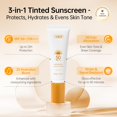 thumbnail image 2 of Crema hidratante con color Sunscreen VGO SPF 50 50 g sin aceite, 2 of 6