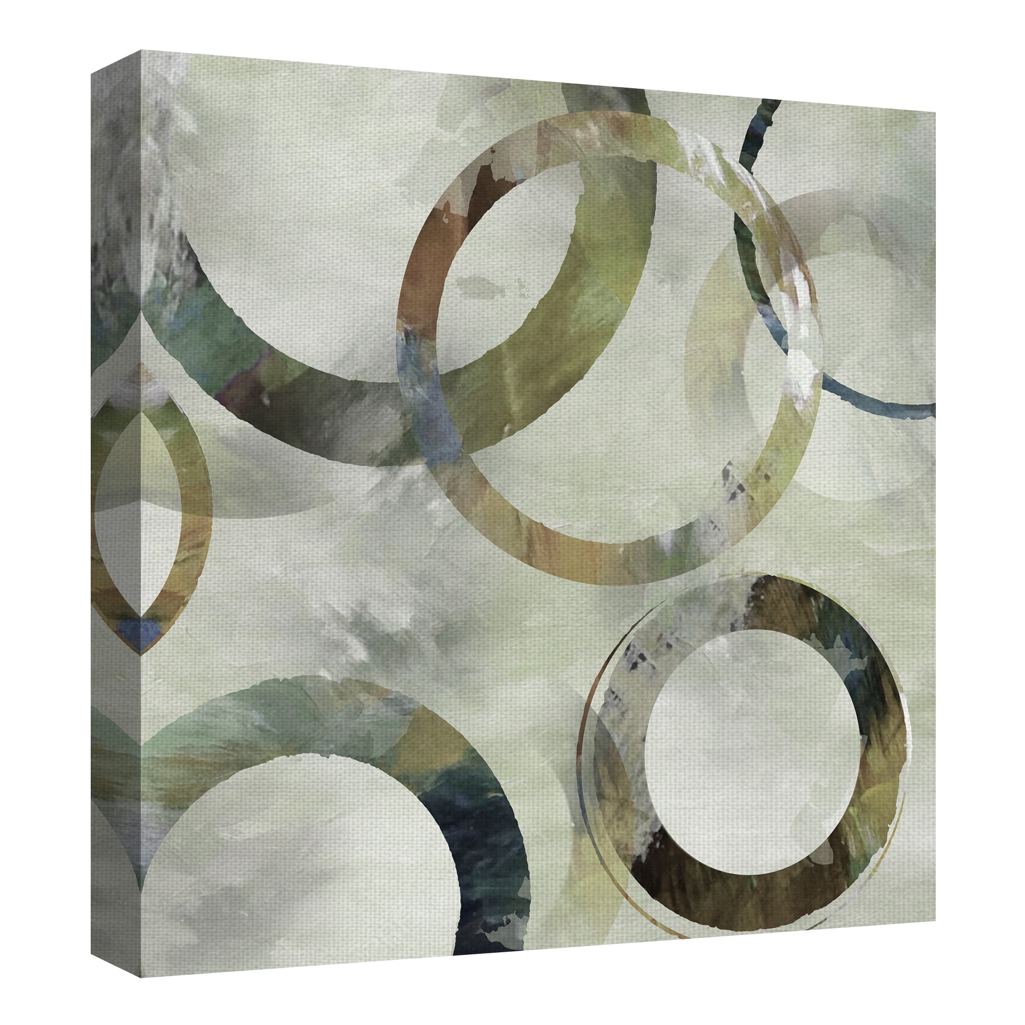 Rings Galore Spring Square II by Nan Wrapped Canvas Art Print