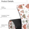 thumbnail image 4 of Yayeee Faucet Mat for Kitchen Sink 14.7" Diatomite Long Splash Guard Pad, Red Nordic Christmas, 4 of 7