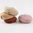 thumbnail image 7 of CoCoMangos Berets for Women Woolen Artistic Hats Ladies Rivet Fashion Soft French Beret Female Winter Painters Caps, 7 of 7