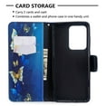 thumbnail image 4 of Dteck Case For Samsung Galaxy S20 Ultra （6.9 inch）, Flip Leather Case Wallet Cover with Credit Card Slot ID Card Holder Kickstand, Butterfly Blue, 4 of 5