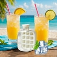 thumbnail image 2 of Yika Clearance Ice Cube Trays Cool Curling Portable Straw Ice Cup Press Ice Film With Ice Box Ice Fast, 2 of 6
