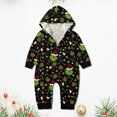 thumbnail image 3 of Pijamas Navideñas Camisón navideño con capucha, mono de una pieza, trajes para el hogar Kuymtek Negro*T 3 M*Bebé Única para Unisex, 3 of 7