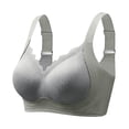 thumbnail image 2 of Sports Bras for Women Plus Size Thin Breathable Beauty Back Minimizer Bra Wireless Bras, 2 of 9