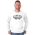 thumbnail image 2 of I Like Big Racks Funny Hunting Men's Long Sleeve Tee T Shirt Brisco Brands S, 2 of 6