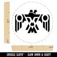 thumbnail image 2 of Southwestern Style Tribal Thunderbird Eagle Hawk Self-Inking Rubber Stamp Ink Stamper - Brown Ink - Medium 1 Inch, 2 of 7