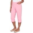 thumbnail image 3 of Alfred Dunner Womens Petite Pastel Millenium Allure Clamdigger Pant, 3 of 4