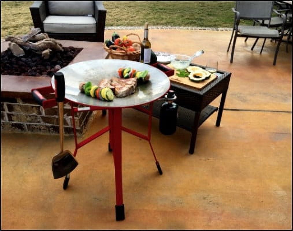 FireDiscÂ® 24-Inch Outdoor Skillet, Fireman Red
