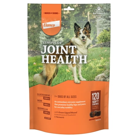 UPC: 0724089645586 | Synovi G4 Joint Health Glucosamine Supplement for Dogs  120 Soft Chews