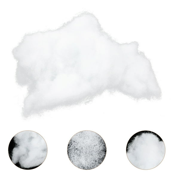 LOLIPPYY White Polypropylene Cotton Pillow Filling for Crafts, Cushion Stuffing, and Doll Making Supplies