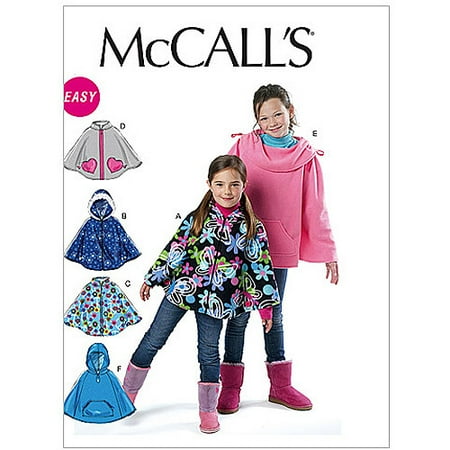 McCall's Pattern Children's And Girls' Ponchos CX XS S Walmart Magnificent Children's Poncho Pattern McCall's Pattern Children's And Girls' Ponchos CX XS S Walmart Magnificent Children's Poncho Pattern