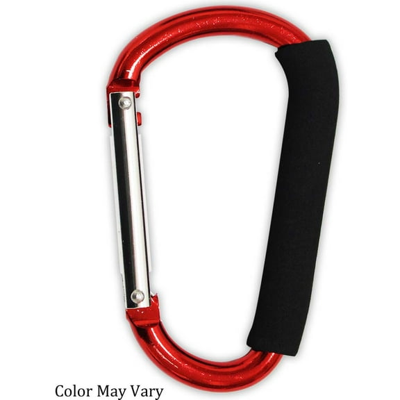ToolUSA Aluminum Snap Hook | 5.5" (14 cm) Long | Vibrant Colors | Secure Gear, Organize Keys | With Attached Key Ring
