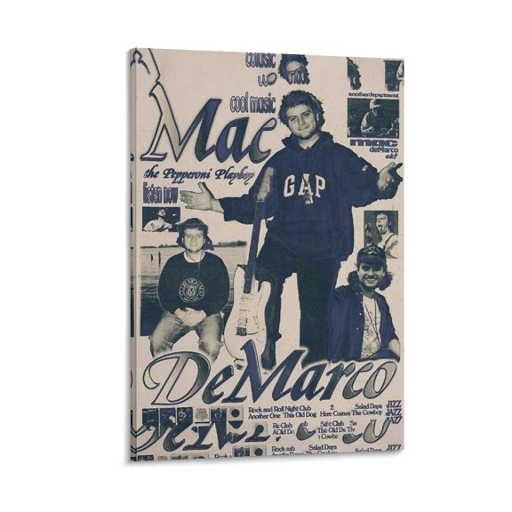 TeidEa Mac Demarco Poster Art Poster Canvas Painting Decor Wall Print Photo Gifts Home Modern Decorative Posters 24x36inch(60x90cm)
