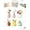 6pcs, variant on Mini Fridge Magnet Vases for Flowers, Mini Magnetic Vases – Mini Ceramics Vase Fridge Magnet, Cute Tiny 3D Flower Vases for Kitchen Refrigerator Home Decoration