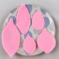 thumbnail image 2 of Wosthever Molde de hoja de silicona para pastel, molde para Fondant de postre de Chocolate, moldes para hornear, horno resistente al calor, suministros de Herramientas y accesorios para hornear Rosado Wosthever HA074879-01, 2 of 6