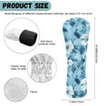 thumbnail image 6 of Pzuqiu Hibiscus Flower Blue Golf Club Head Covers Premium Leather Headcovers Stylish Funny Driver Covers Easy to Wear Protect Against Scratches and Damage Fit Most Clubs, 6 of 8