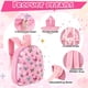 thumbnail image 5 of Set de equipaje Sanwuta Kids, mochila, maleta, 4 unidades, con forma de mariposa, 5 of 7