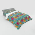 thumbnail image 2 of Ambesonne Floral Bedding Set 4 Pcs, Dandelion Vibrant Spring, Queen, Multicolor, 2 of 2