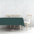 thumbnail image 2 of Hanna K. Signature Rectangular Plastic Disposable Premium Heavyweight Tablecloth for Weddings, Banquets, Parties 108" x 54" (Hunter Green: 1Ct), 2 of 3
