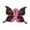 Black, variant on Breast Cancer Awareness Butterfly Embroidered Sew/Iron On Patch