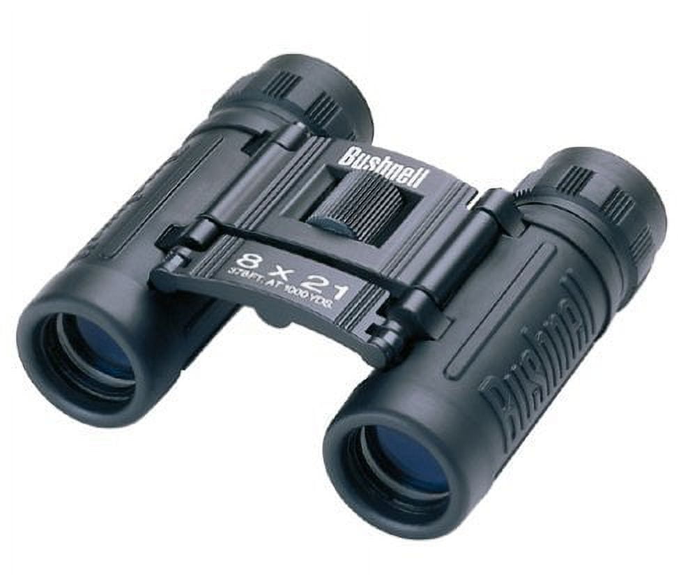Bushnell 8x21 Powerview Binocular (Black, Clamshell Packaging)