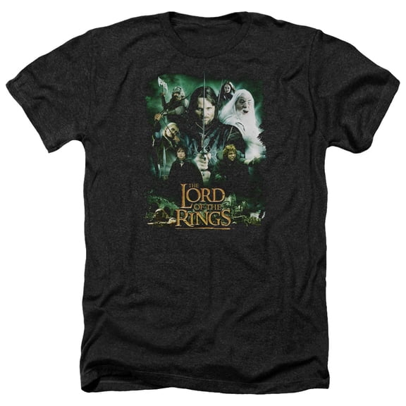 Lord Of The Rings - Hero Group - Heather Short Sleeve Shirt - Small