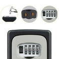 thumbnail image 5 of Key Lock Box for Outside, Key Lock Box Wall Mounted, 4-Digit Combination Key Safe Combination Key Safe Security Storage Lock Box for Indoor, Outdoor, Garage, Garden Clearance, 5 of 5