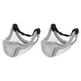 thumbnail image 4 of 2pcs Protective Face  Cover Dustproof  Anti Fog High Definition Anti Splash Elastic Belt Reusable Face Shield With Filter Cotton Pads Transparent, 4 of 8