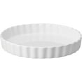 thumbnail image 4 of Soro Essentials- Set of 12 Ceramic 10" Round Quiche Baking Dish White Color- Fluted Quiche Baking Dish Pie Pan Perfect for Baking Tart Pies and Chicken Pot Pie Cheesecake Creme Brulee, 4 of 5