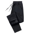 thumbnail image 3 of Women's Plus Size Casual Lounge Pants Soft Warm Fleece Lined Sweatpants for Autumn and Winter Comfort, 3 of 5
