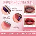 thumbnail image 4 of 3-Piece Lip Stain Set, Waterproof & Smudge-Proof Peel-Off Liner with Matte Finish, Long-Wear Highly Pigmented Tint Solution, 4 of 5