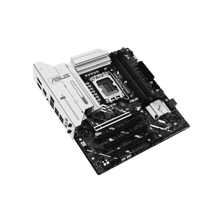 P5MATE ホワイト Asus Prime PRIME Z890M-PLUS WIFI Gaming Desktop Motherboard, Intel
