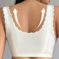 thumbnail image 6 of mihongmao Jelly Bra Bandeau Bra Ladies Comfortable No Steel Ring Breathable Woman Plus Size Bra Woman Underwear White 2X, 6 of 6