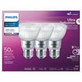 thumbnail image 3 of PHILIPS 5.5W 50W PAR20 Medium Base Ultra High Definition Bright White Dimmable LED Light Bulbs - 3 Pack, 3 of 6
