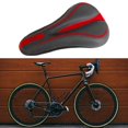 thumbnail image 3 of Cojín para asiento de bicicleta para hombre, repuesto cómodo para bicicleta, asiento de ciclismo suave y grueso kusrkot Cubierta de asiento de bicicleta, 3 of 7