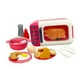 thumbnail image 3 of 17 piezas de juguetes para niños, juego de simulación, horno microondas, juego de cocina, utensilios de cocina Rojo, 3 of 9