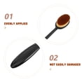 thumbnail image 3 of unbranded Brocha De Maquillaje Multifuncional Para Base Polvo Rubor Con Suaves, 3 of 8