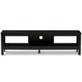 thumbnail image 3 of Baxton Studio Callie TV Stand in Wenge Brown, 3 of 7